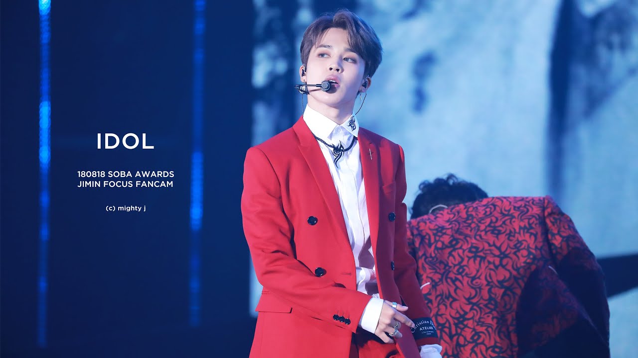 180830 SOBA 소리바다시상식 방탄소년단 BTS - IDOL JIMIN focus fancam 지민 직캠 (4K)