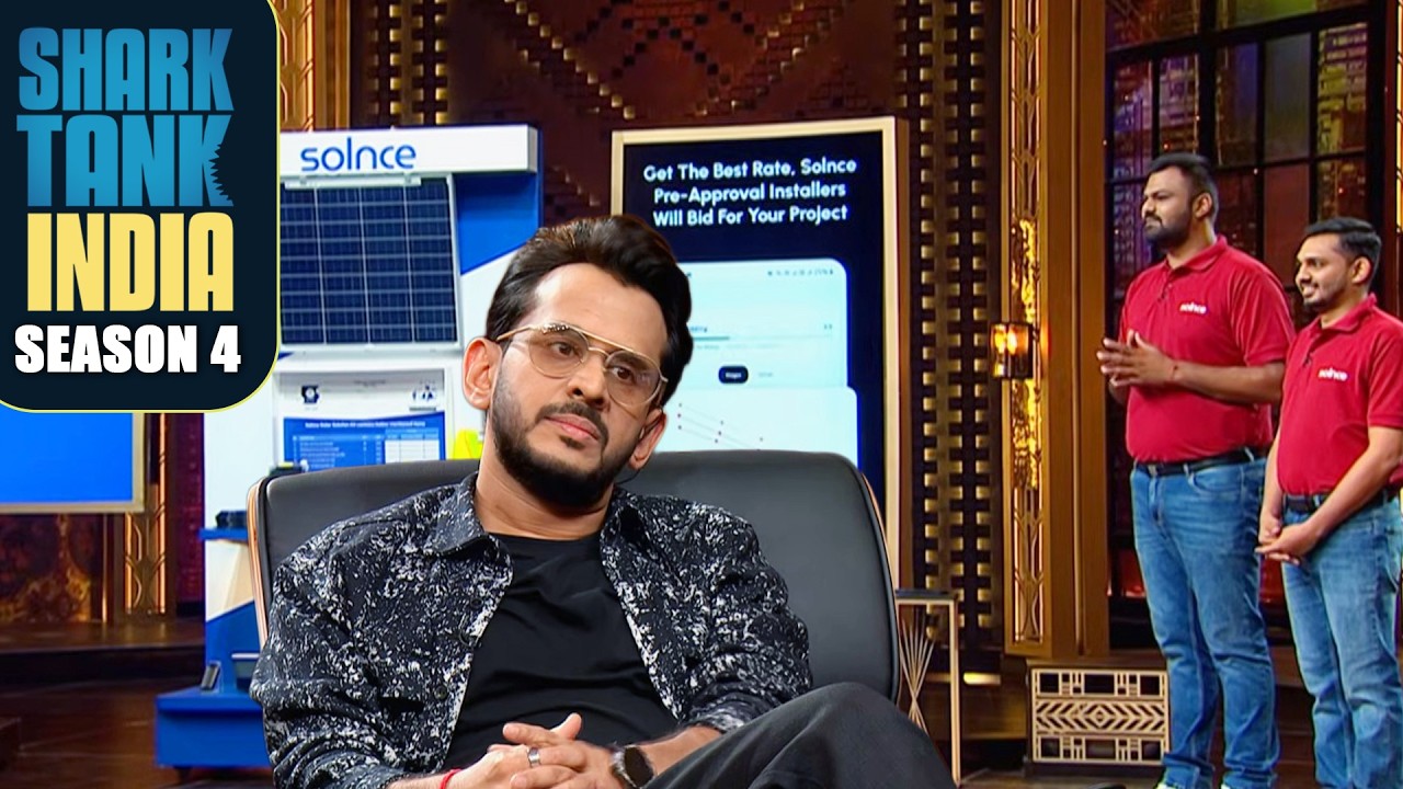 Solar लगाओ, Bill घटाओ! | Shark Tank India S4 | Male Entrepreneurs