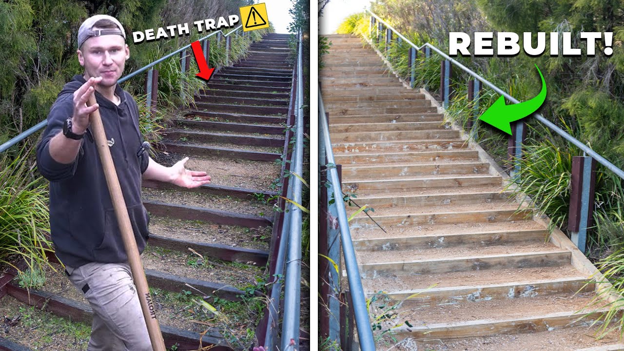We Had to Rebuild These Stairs Before Someone Broke an Ankle