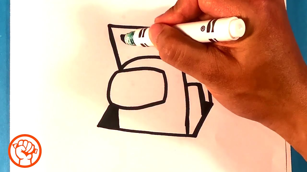 How to Draw Among Us - Vent - Easy Pictures to Draw