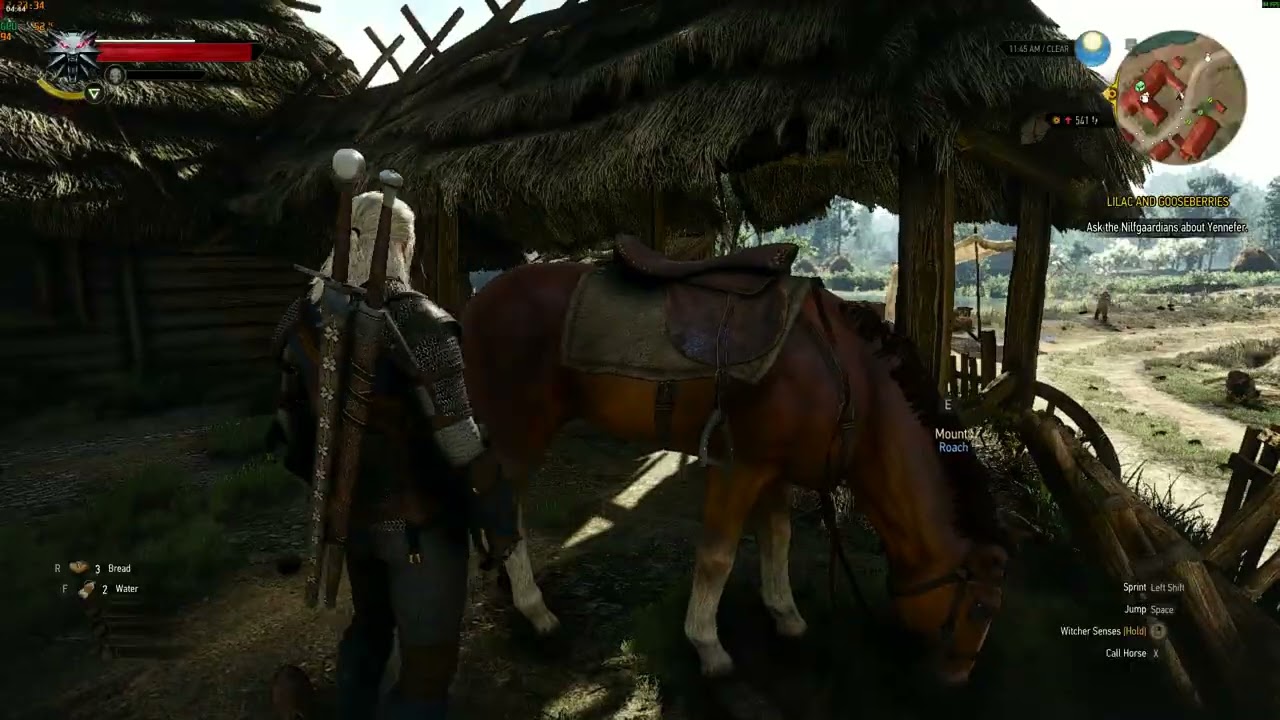 The Witcher 3 Wild Hunt 2026, 5700x3d RX9060XT 16GB, 1440 settings run through.