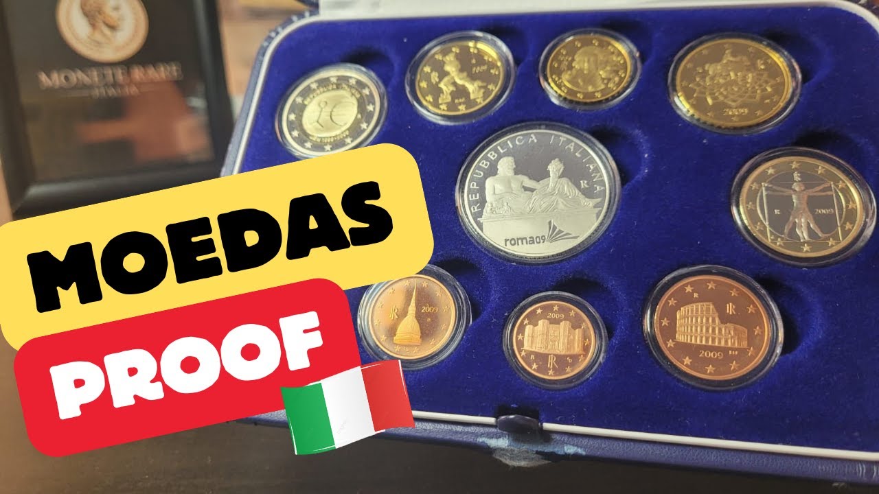 A Série Mais Linda? Moedas Proof Itália. #numismatica #moedas #euro #moedasvaliosas #colecionismo