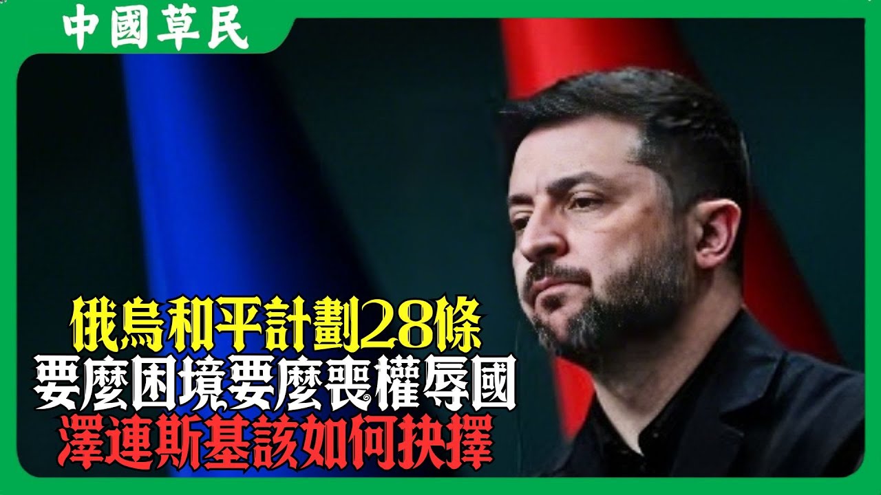 俄烏和平計劃28條.要麼困境要麼喪權辱國.澤連斯基該如何抉擇#reaction