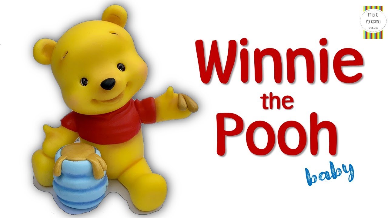 Tutorial Winnie the Pooh en Porcelana Fria - Biscuit - Cold Porcelain