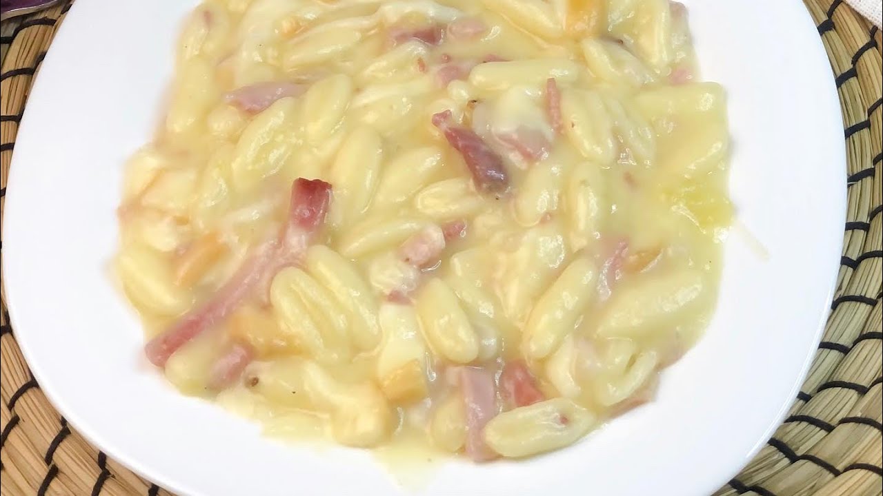 NON MI STANCO MAI DI CUCINARE QUESTO PRIMO ECCELLENTE Cavatelli con crema di patate, speck e provola