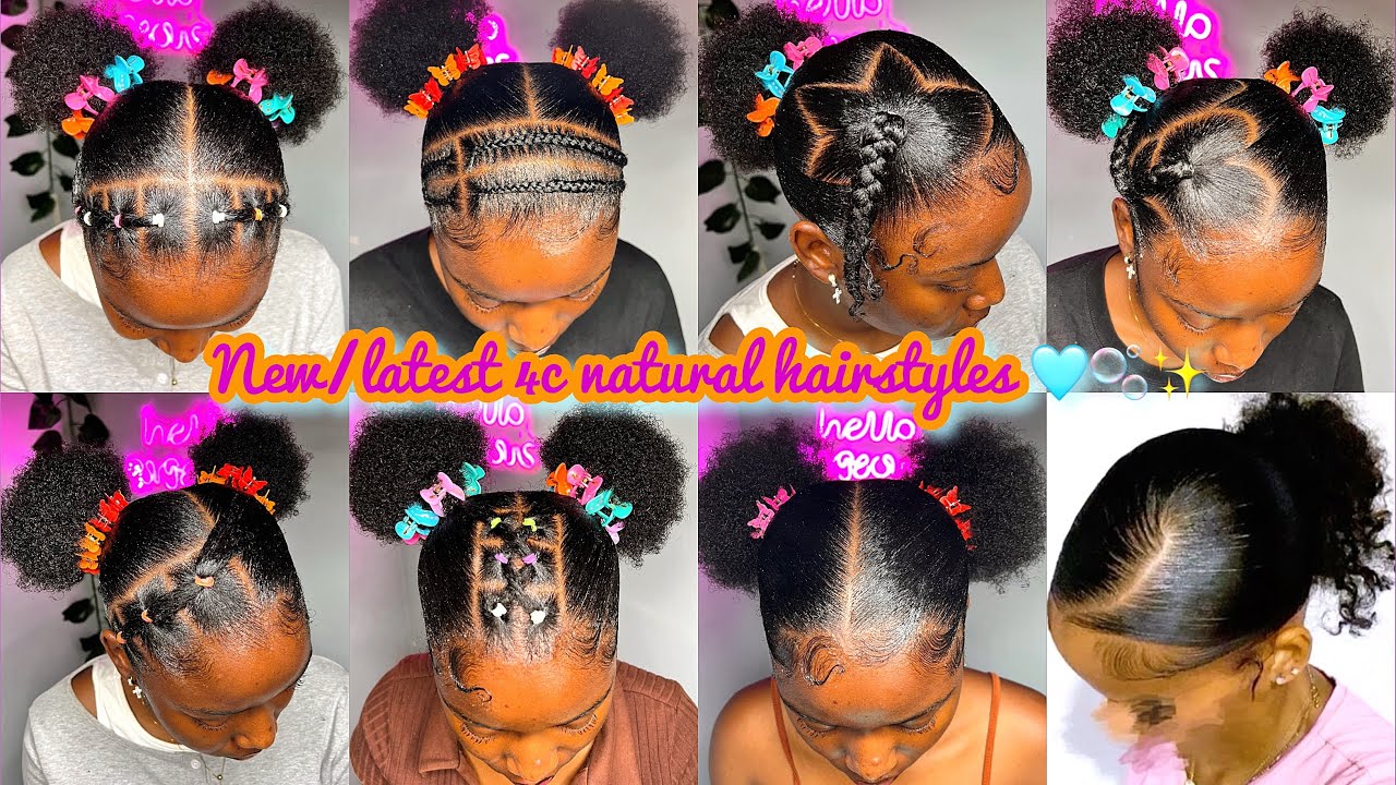 ✨🩵Slayed Short 4c Natural Hairstyles🫧💕 | New 𝒫𝒾𝓃𝓉𝑒𝓇𝑒𝓈𝓉 𝒽𝒶𝒾𝓇𝓈𝓉𝓎𝓁𝑒𝓈  + slayed edges🖤🥰