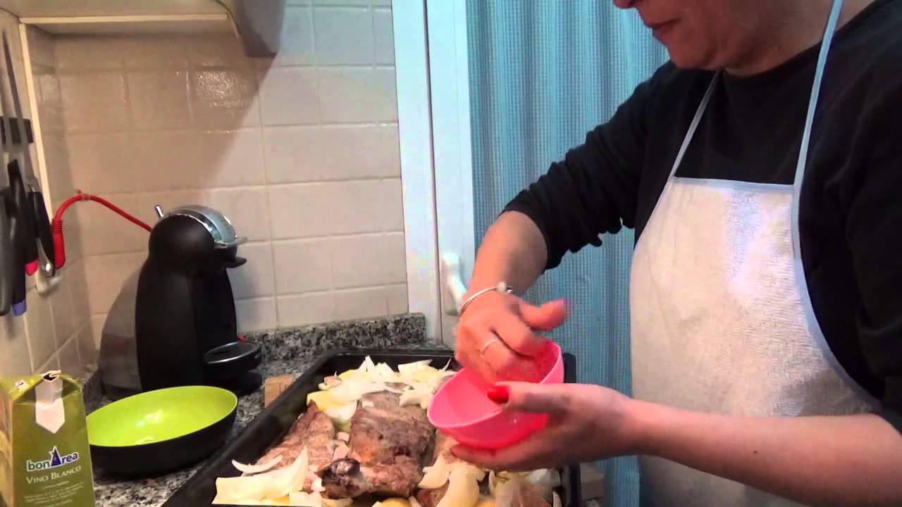 Receta ; Costilla de cerdo  a la Miel