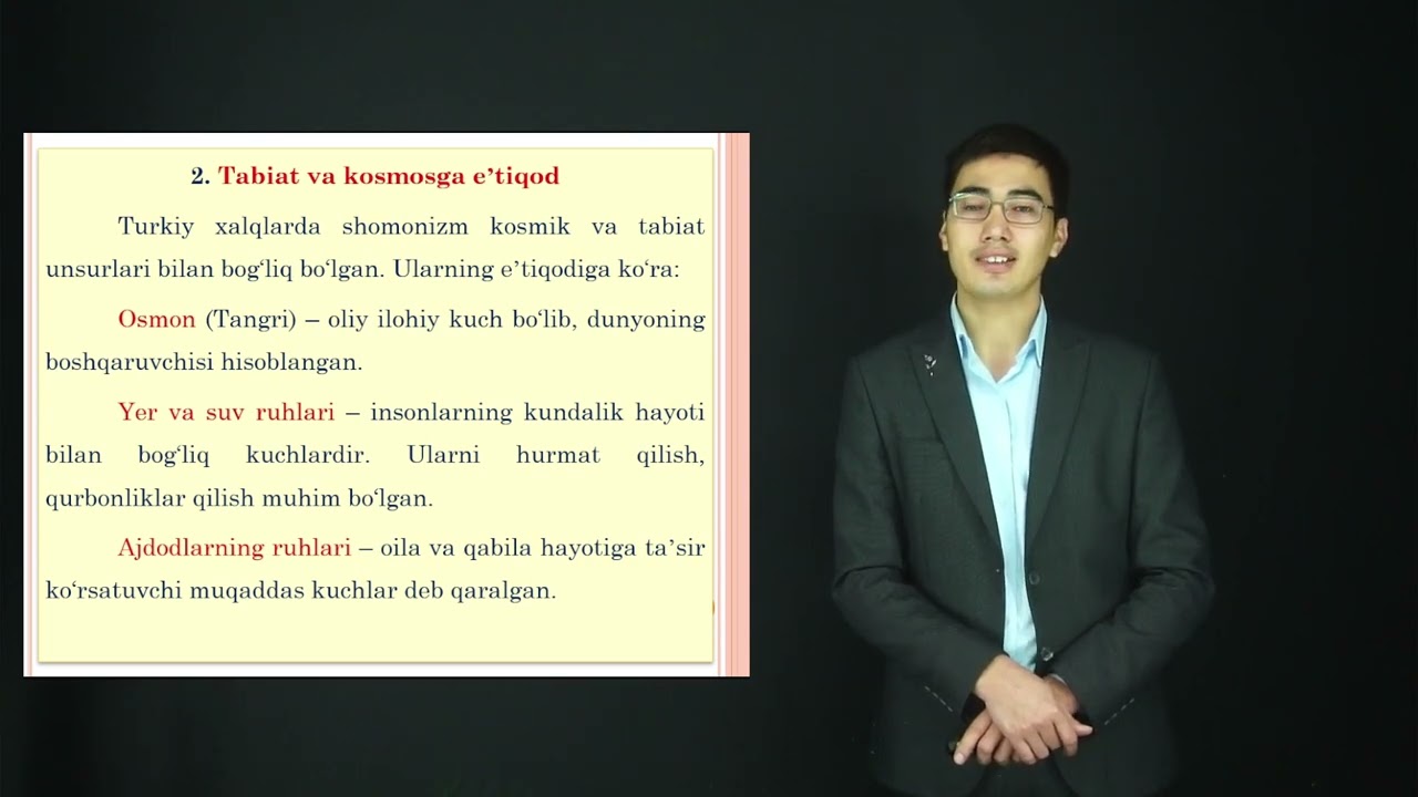 Mavzu: Turkiy xalqlarning qadimiy e`tiqodi.