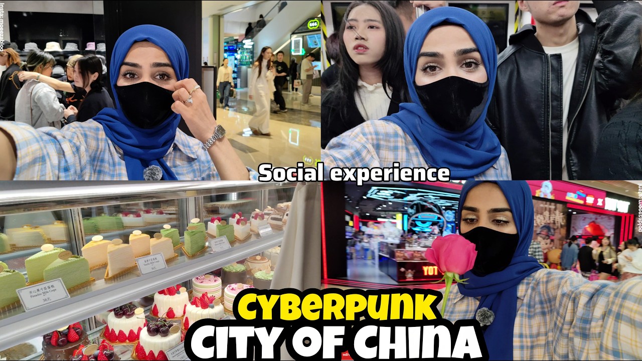PAKISTANI IN CHINA 🇨🇳🇵🇰: A Day in Cyberpunk City of China #chinavlog #chinatravel 