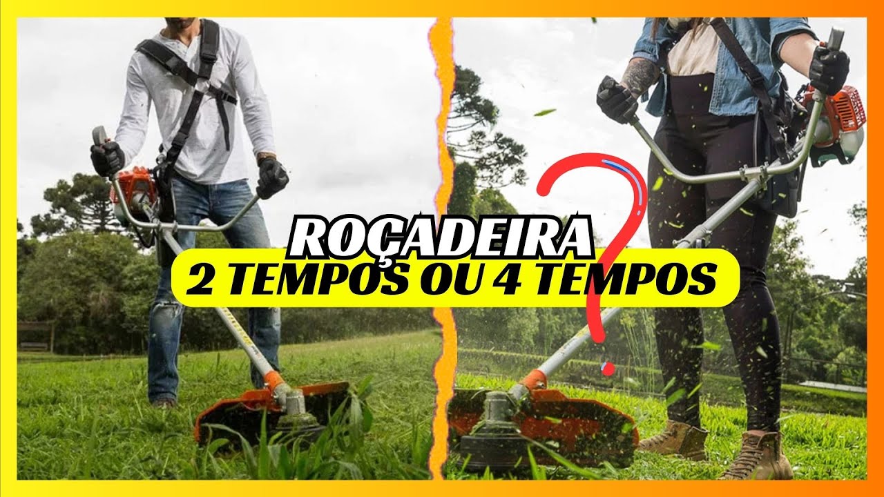 Roçadeira 2 Tempos VS 4 Tempos | Qual a Melhor Roçadeira 2 Tempos ou 4 Tempos?