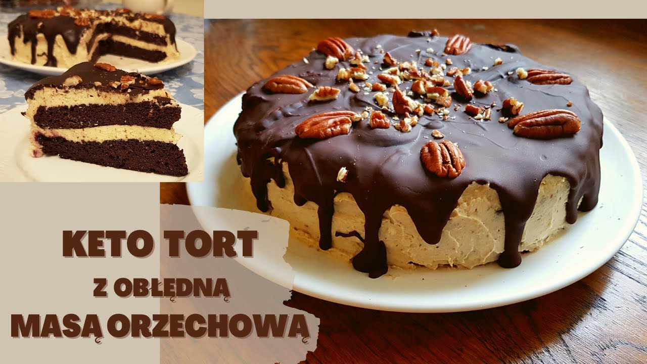 KETO TORT ORZECHOWY prosty i baaaardzo smaczny | Obłędny tort orzechowy