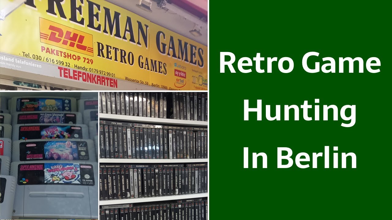 Retro Garden Update - Freeman Games in Berlin Pickups & Upcoming Videos