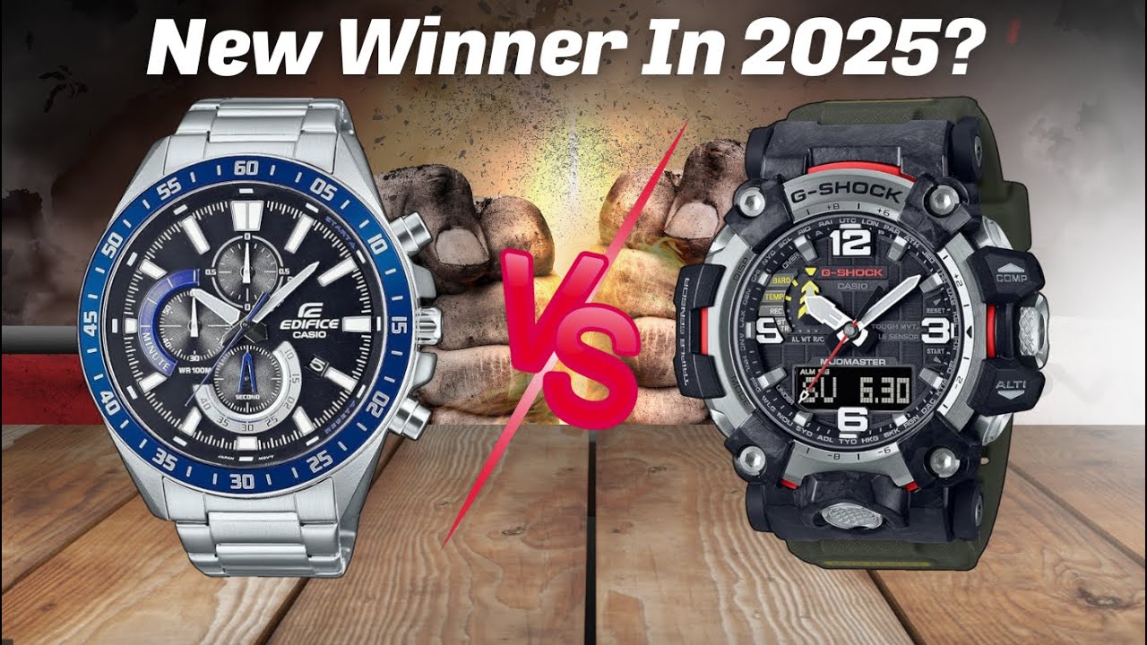 Top 10 Best Casio Edifice Watches -VS- G-Shock Watches For Men 2025