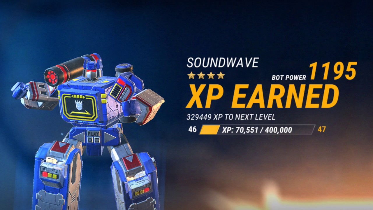 Transformers Earth Wars - SOUNDWAVE BUFF!!!