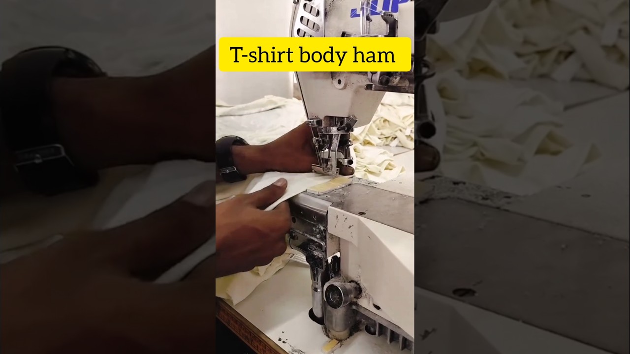t-shirt body Ham #garmentsknowledgebd #sewing #garments_ar_kaj_ki #machine #garmentsjob #factory
