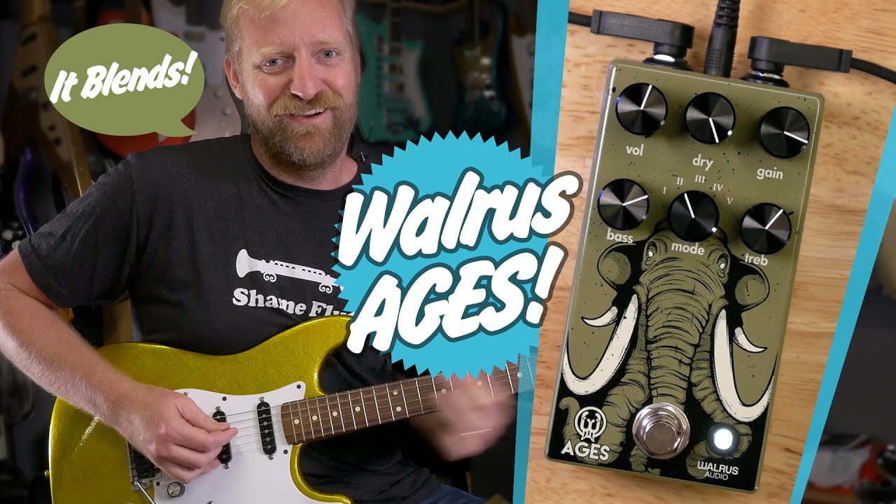 AGES OVERDRIVE - a tweak-able Overdrive from Walrus Audio - It's a green Overdrive, figure it out.