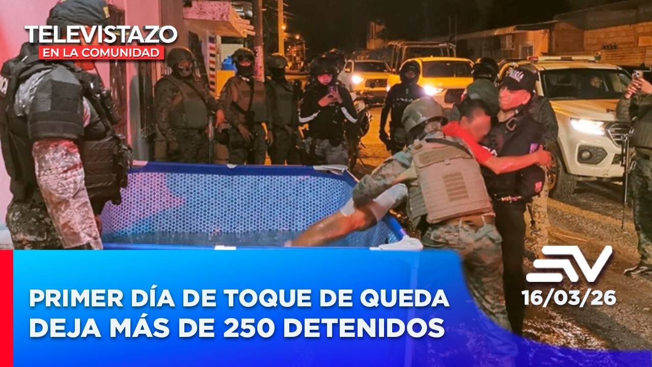 Primer día de toque de queda deja más de 250 detenidos  | Televistazo Comunidad Guayaquil