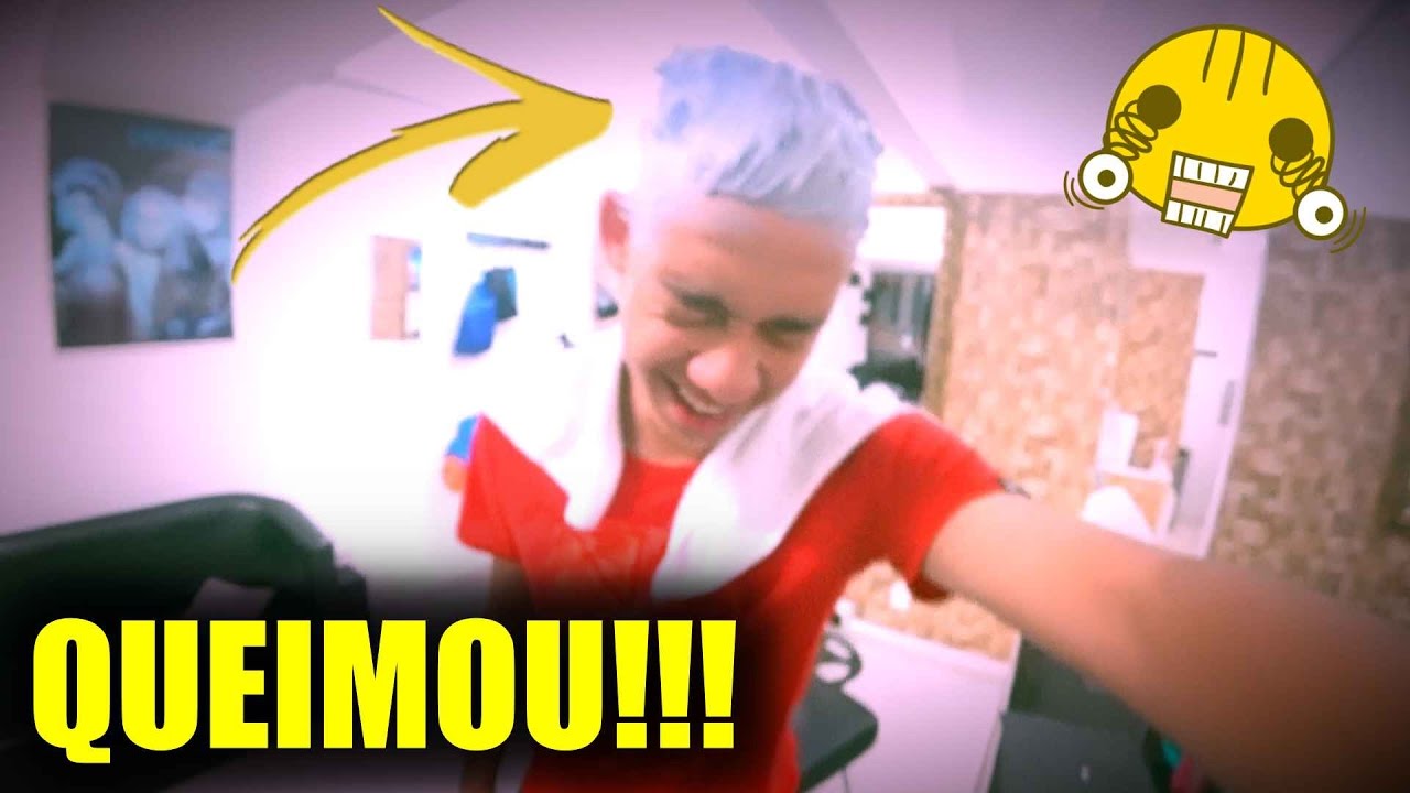 PINTEI O CABELO DE: LOIRO vs AZUL!!!