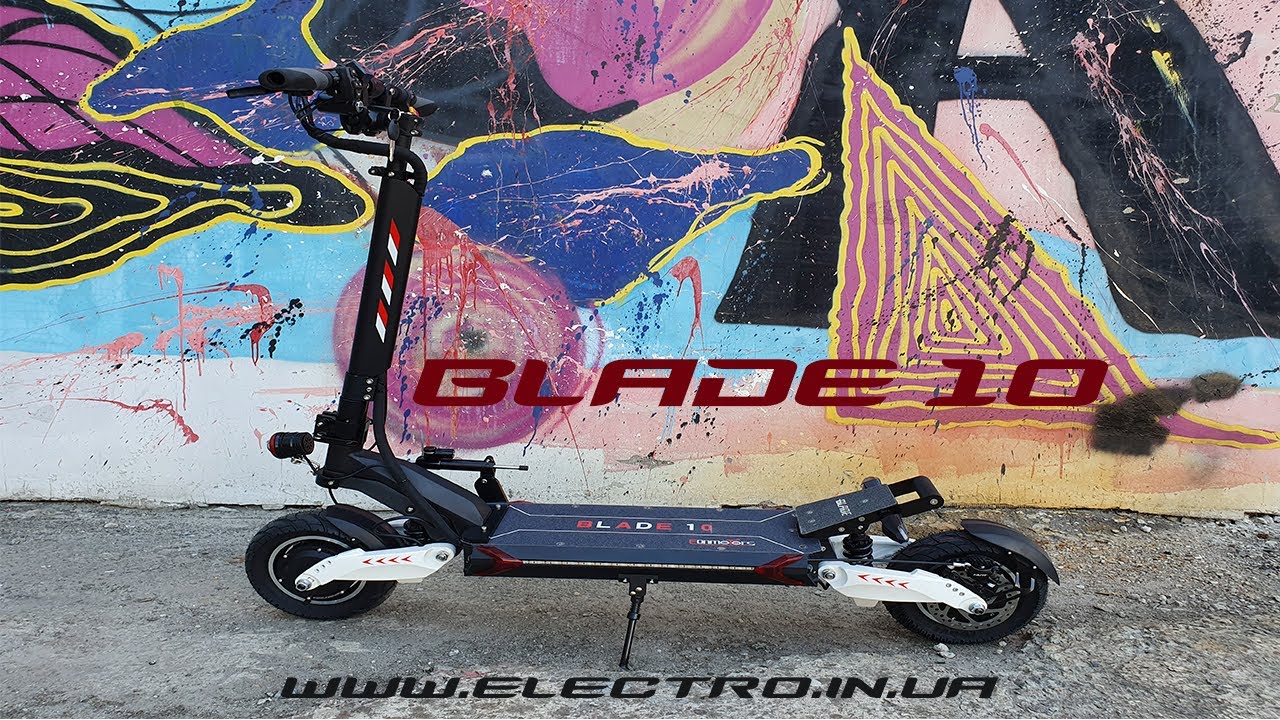 Мощный scooter dual электросамокат RX 2000 или Blade 10 уже в Украине: распаковка и видеообзор
