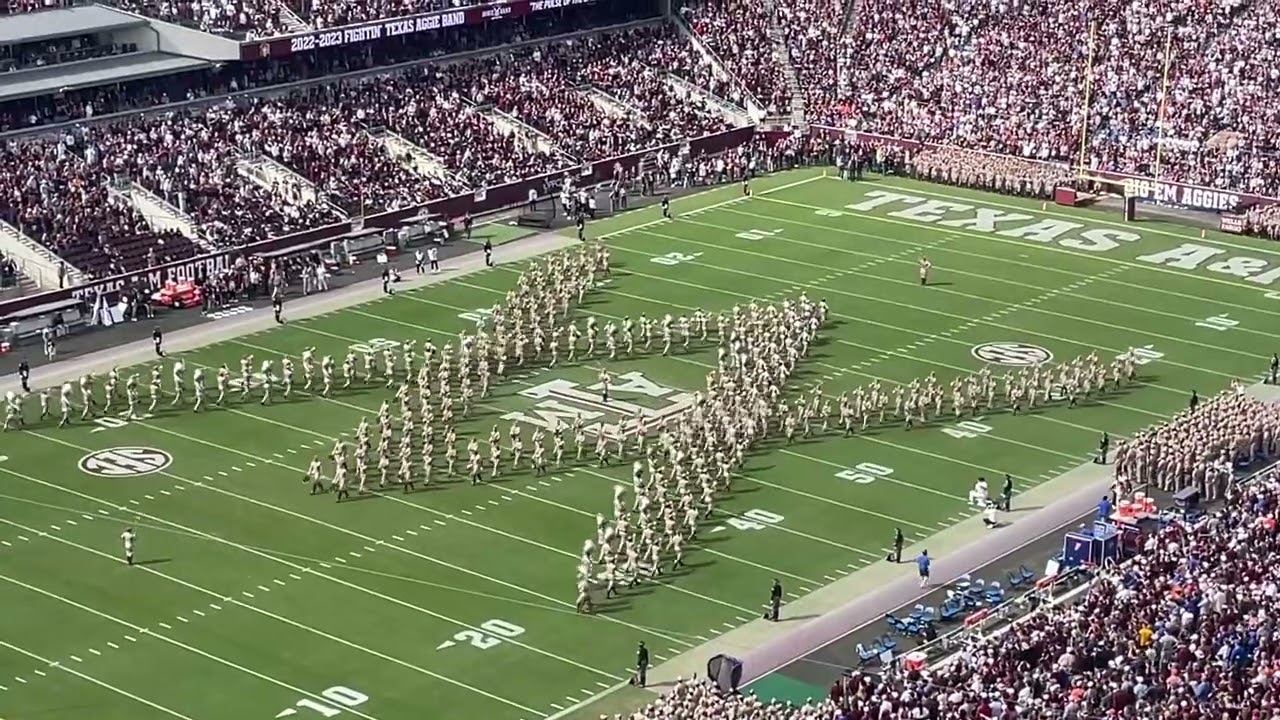 A&M vs Florida Fightin’ Texas Aggie Marching Band Halftime Show (11/05/2022)