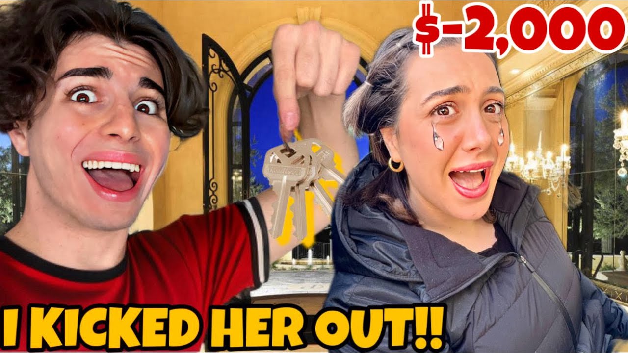 PAYING MY SISTERS RENT THEN KICKING HER OUT OF HER OWN APARTMENT!!