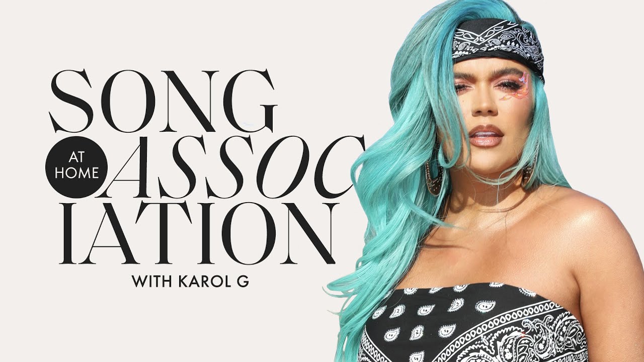 KAROL G Sings Daddy Yankee, P!nk, and “LOCATION” in a Game of Song Association | ELLE