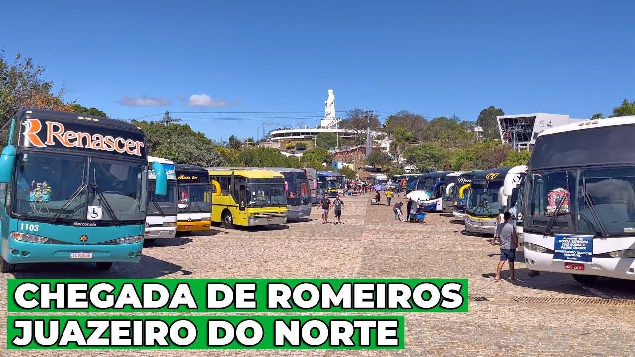 Assim ficou a Colina do Horto com a Chegada de Muitos Romeiros em  Juazeiro do Norte - CE
