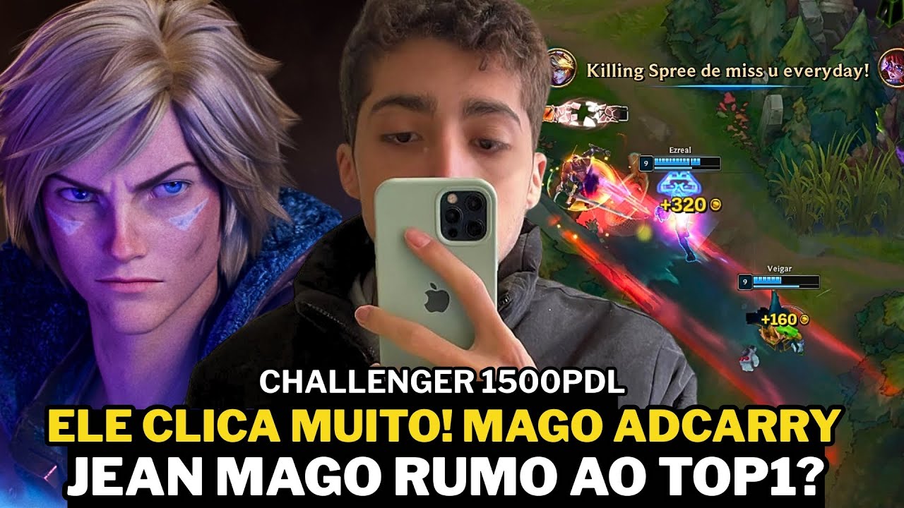 🚨 o JEAN MAGO CRESCEU pra cima dos COREANOS! CHALLENGER 1500 PDL  BOOTCAMP KR