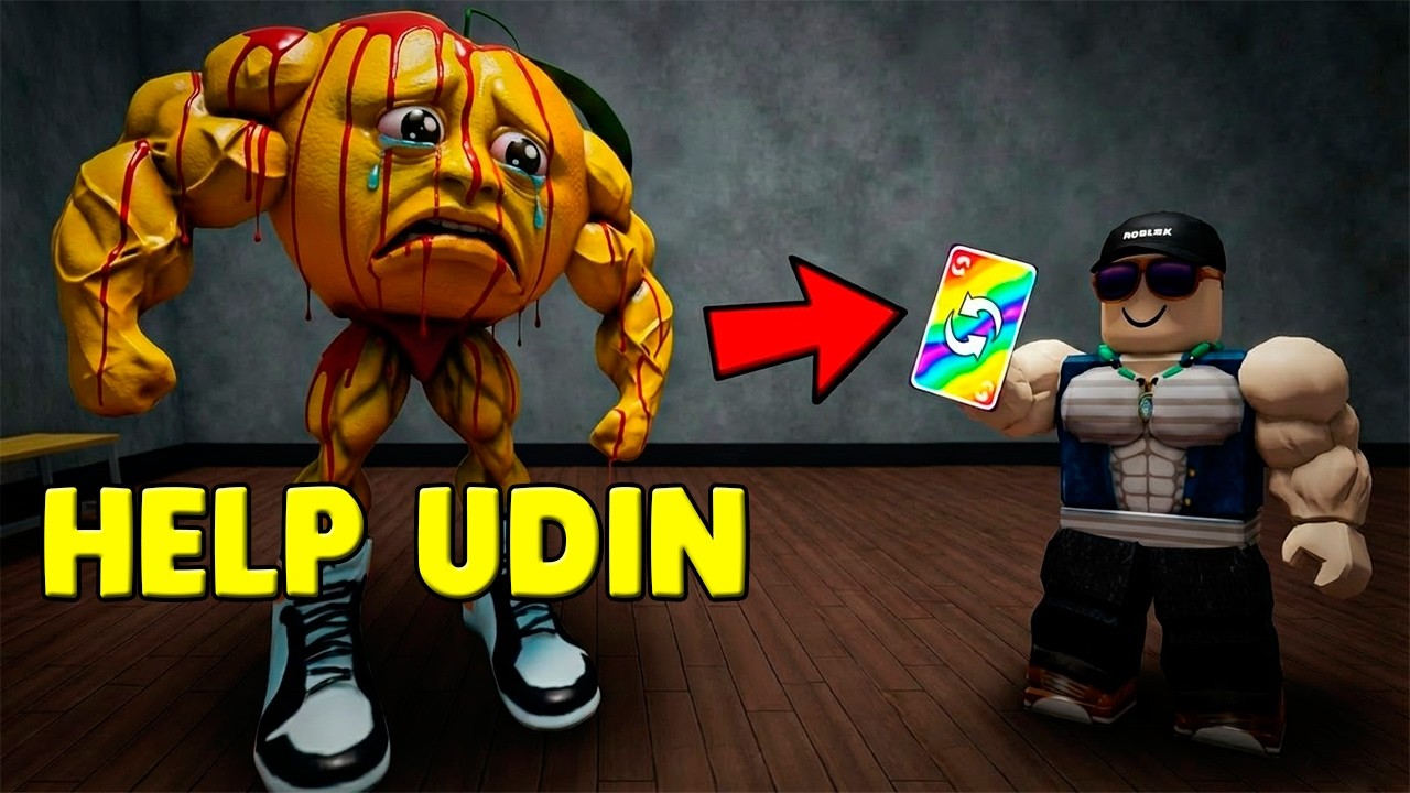 Roblox enter udin din don brainrot. I Became Buff vs Udin din don roblox