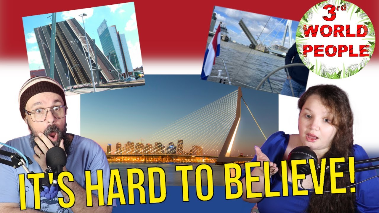 3rd WORLD PEOPLE DISCOVER THE CRAZY DUTCH BRIDGES  | NETHERLANDS REACTION