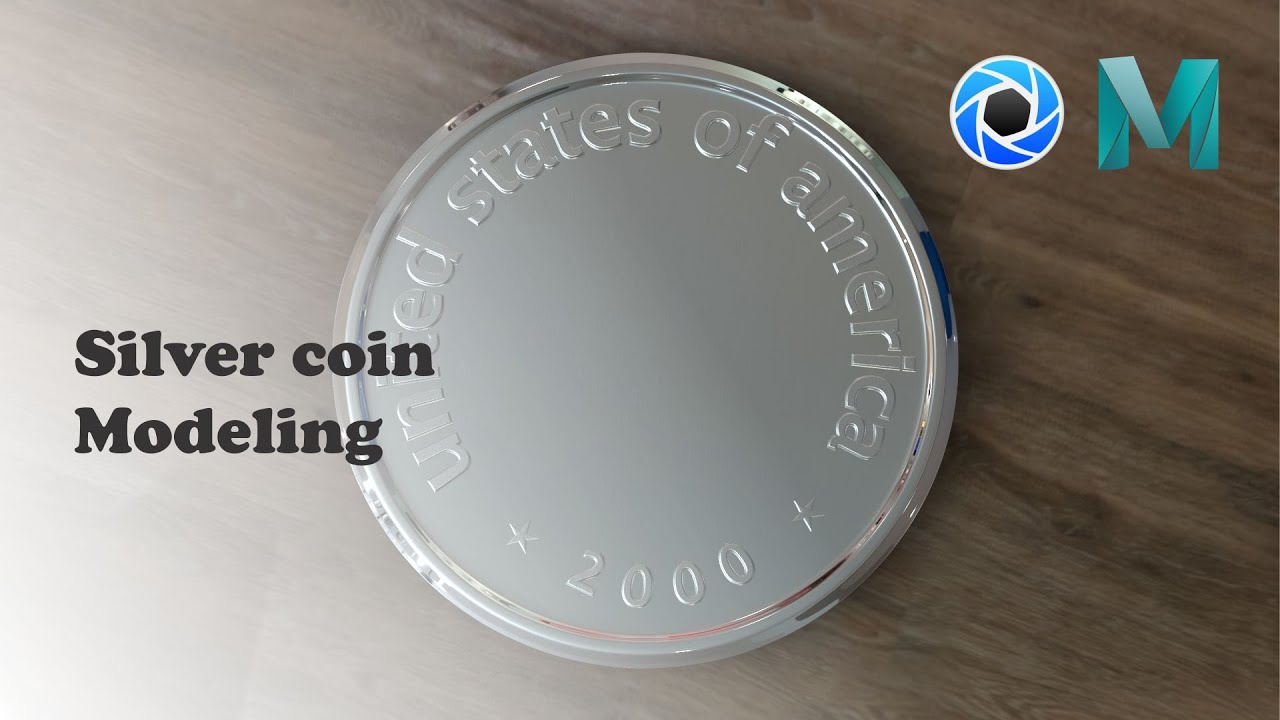 How To Make Coin 3D Model | Maya Tutorial