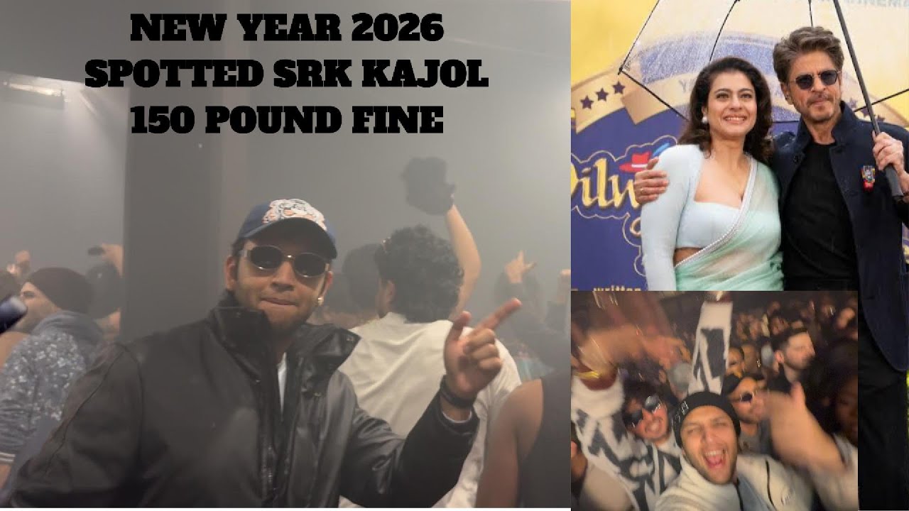 SHAHRUKH KHAN|KAJOL|SPOTTED|150POUNDFINE|NEWYEAR 2026