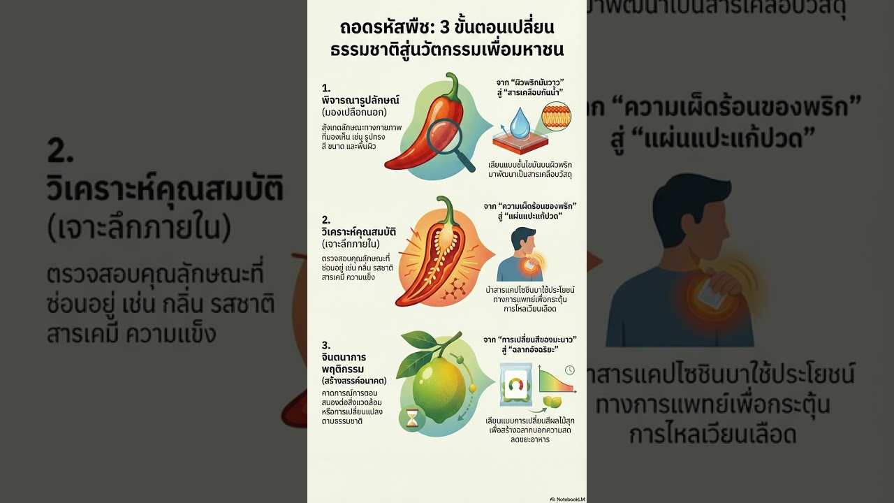 3 ขั้นตอนเปลี่ยนธรรมชาติสู่นวัตกรรม!