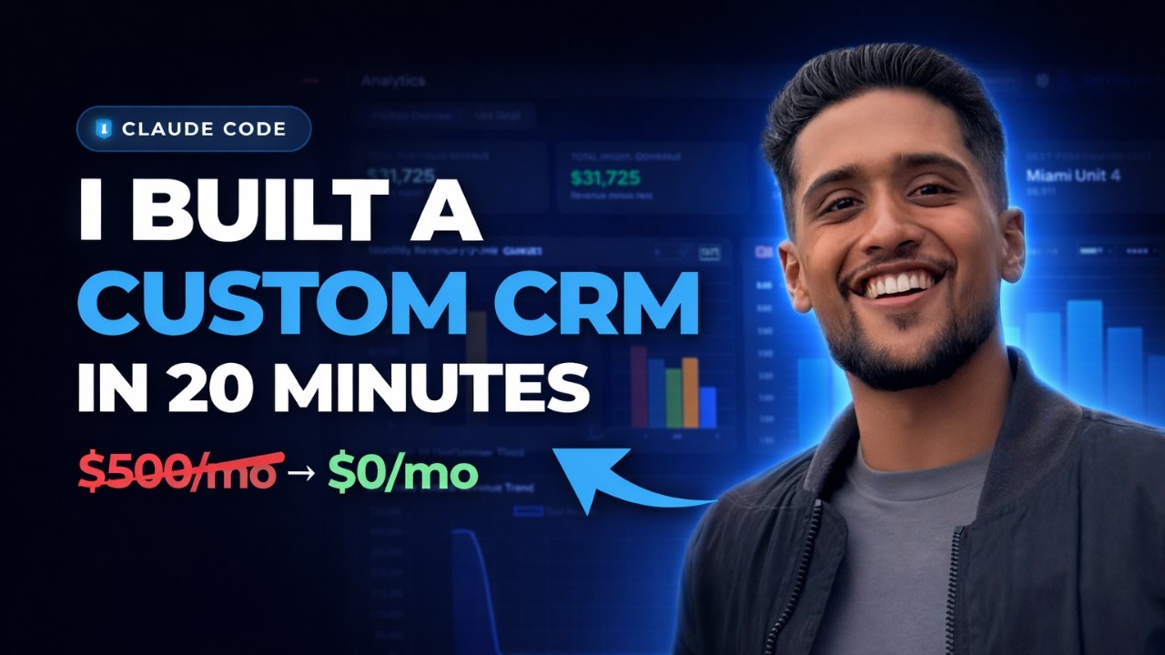 How to build a $500/mo CRM with Claude Code in 20 minutes (Claude Flow Setup Guide)