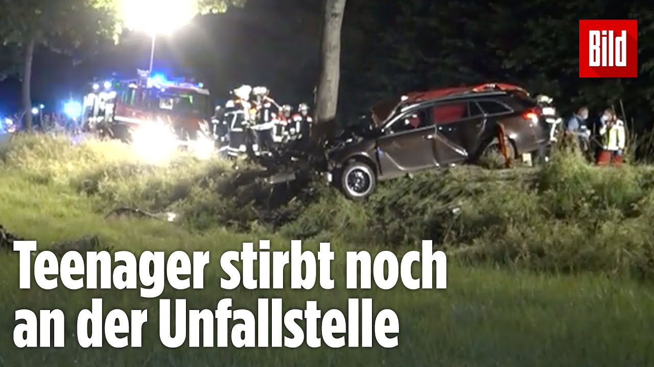 Opel kracht gegen Baum – 15-Jähriger stirbt