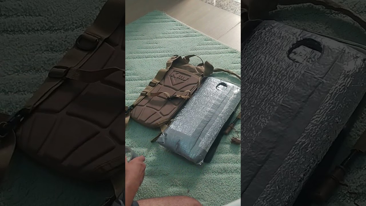 Mochila de hidratação KMS com vedação térmica (adaptada)