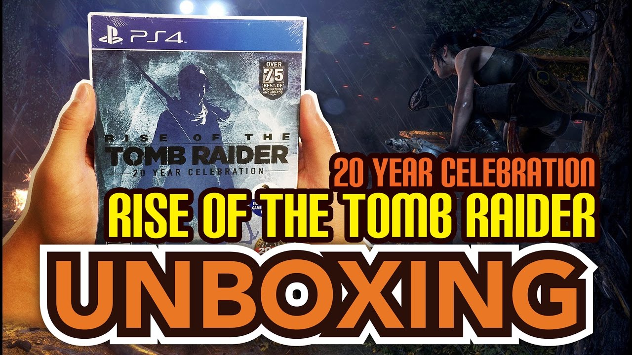Rise of the Tomb Raider 20 Year Celebration (PS4) Unboxing !!