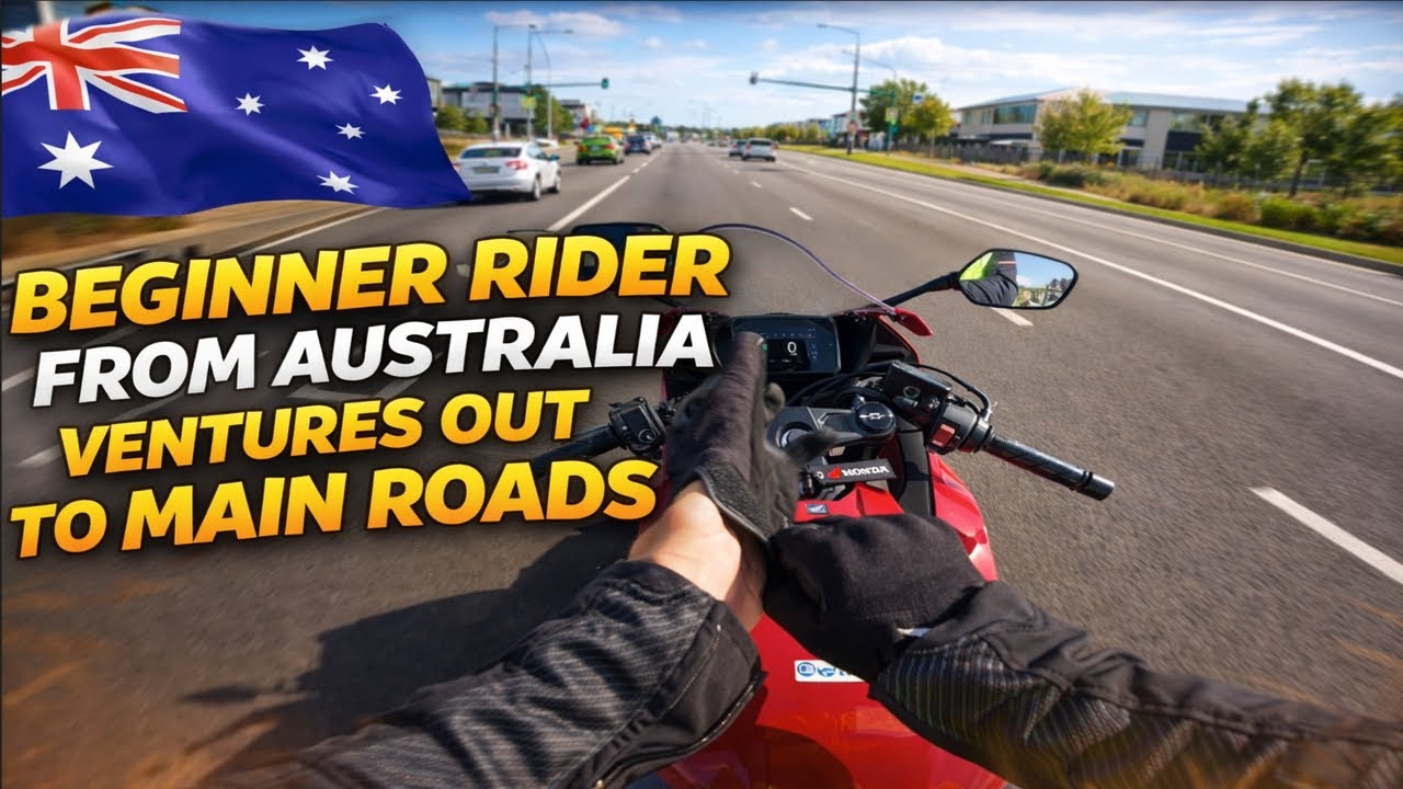 Beginner Rider From Australia I We Ventured Out To The Main Roads I Honda CBR650r