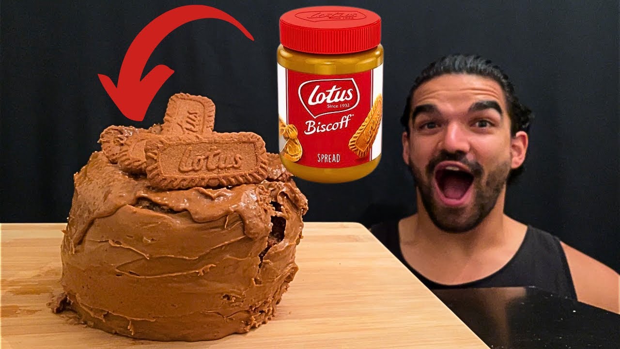 ASMR MUKBANG LOTUS BISCOFF  LAVA CAKE, CARAMEL CAKE, BISCOFF CAKE, EATING SOUNDS