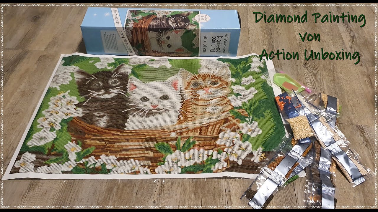 Diamond Painting Unboxing - Action 3.99€