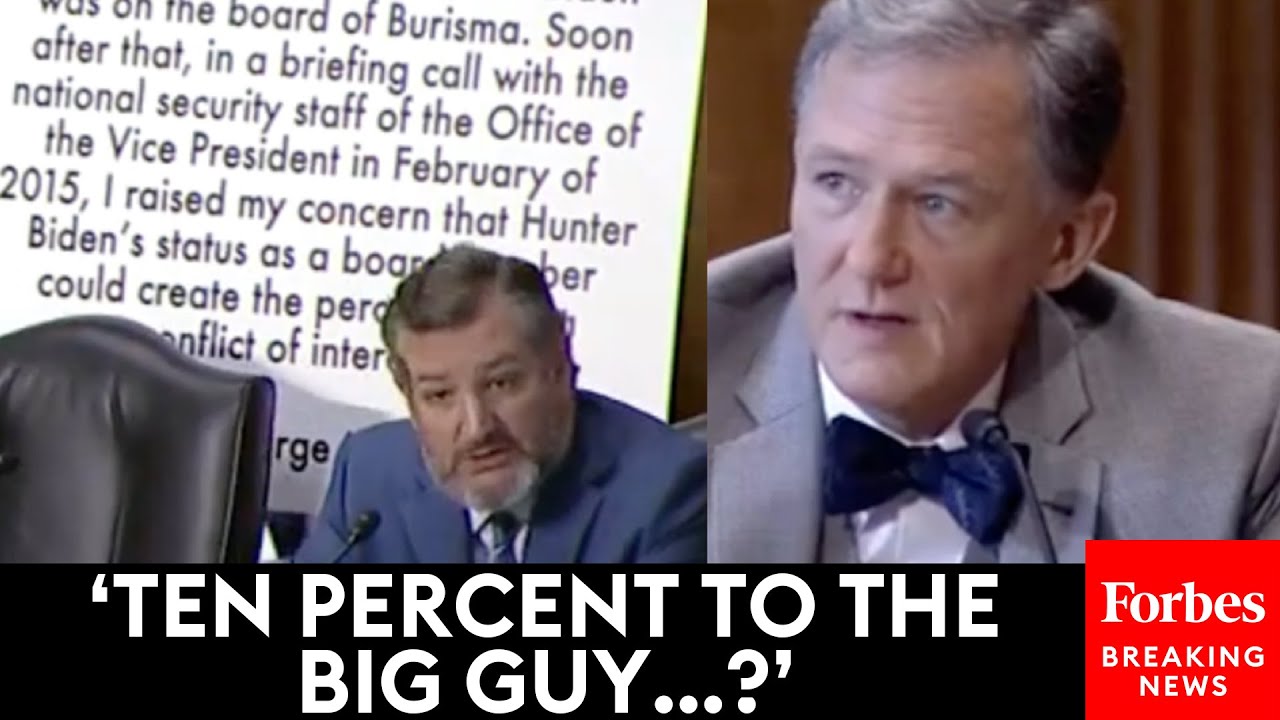 MUST WATCH: Cruz Grills State Dept Official Over Hunter Biden's Alleged Ukraine-Related 'Corruption'