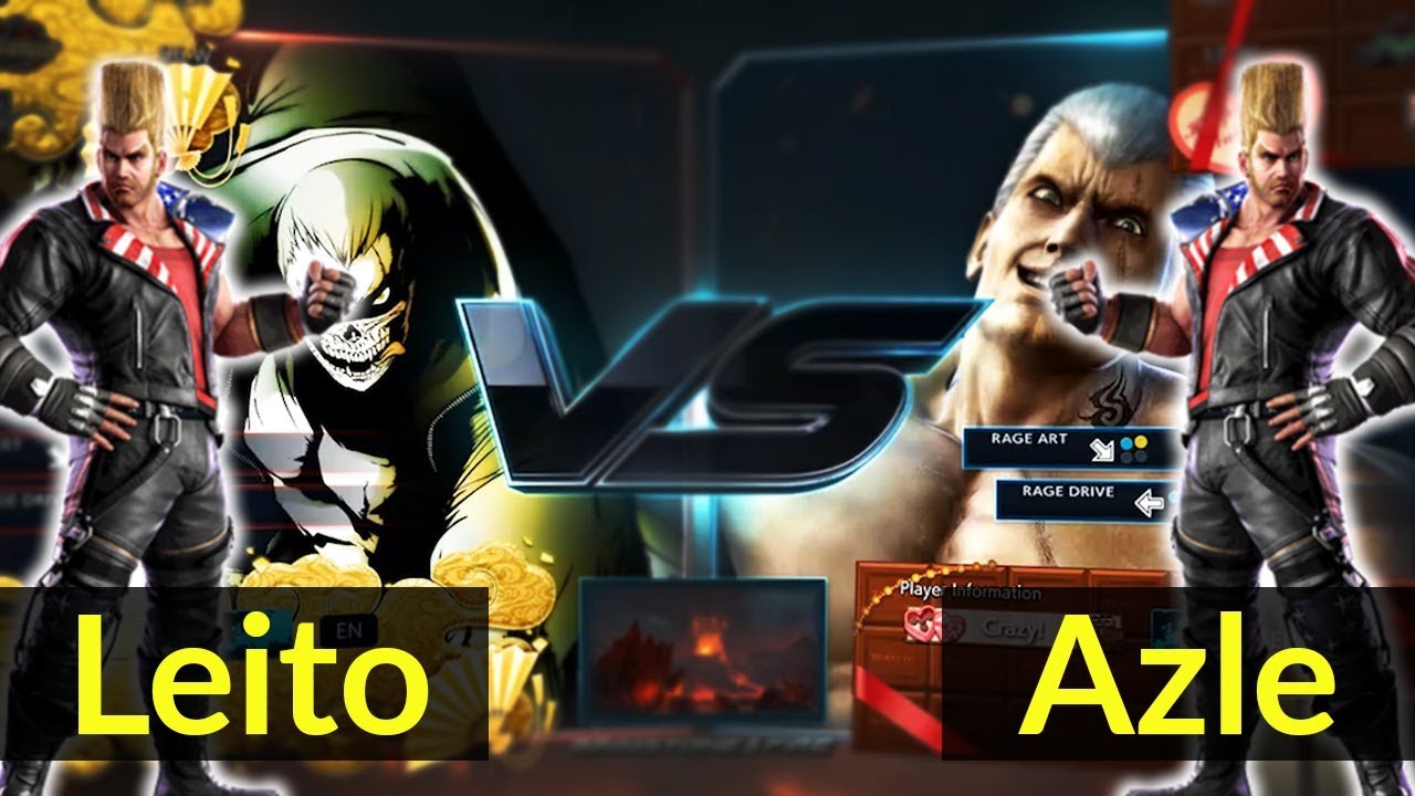 TEKKEN 7 - Mirror Match Leito vs Azle / Paul & Bryan