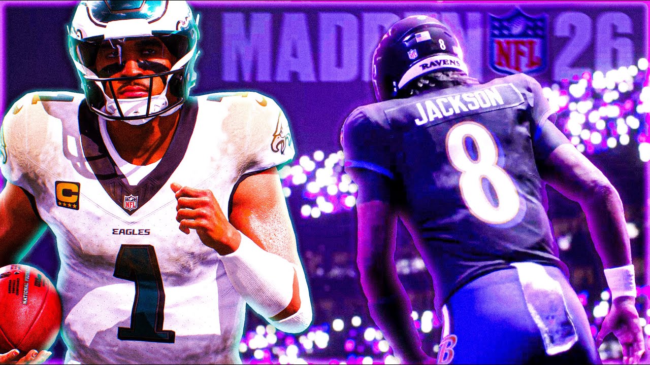 EAGLES vs RAVENS Simulation - Madden 26 Official Full Gameplay