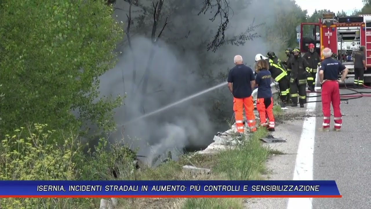 ISERNIA, INCIDENTI STRADALI IN AUMENTO: PIÙ CONTROLLI E SENSIBILIZZAZIONE