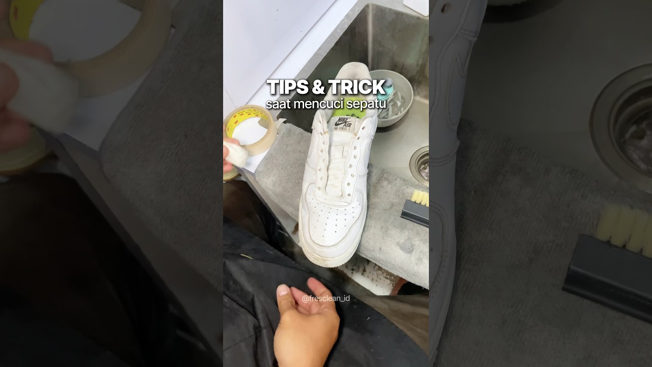 CARA CUCI SEPATU YANG BENAR!!! 💯 #cucisepatu #shoes #shoesaddict