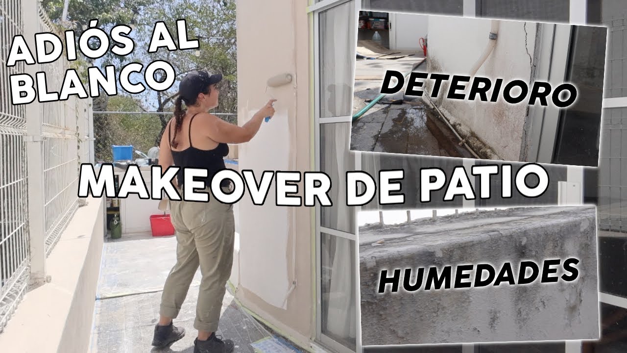 Transformación EXTREMA de patio pequeño ⚒️🪴☀️ ¡NO MÁS HUMEDADES! Pt.1