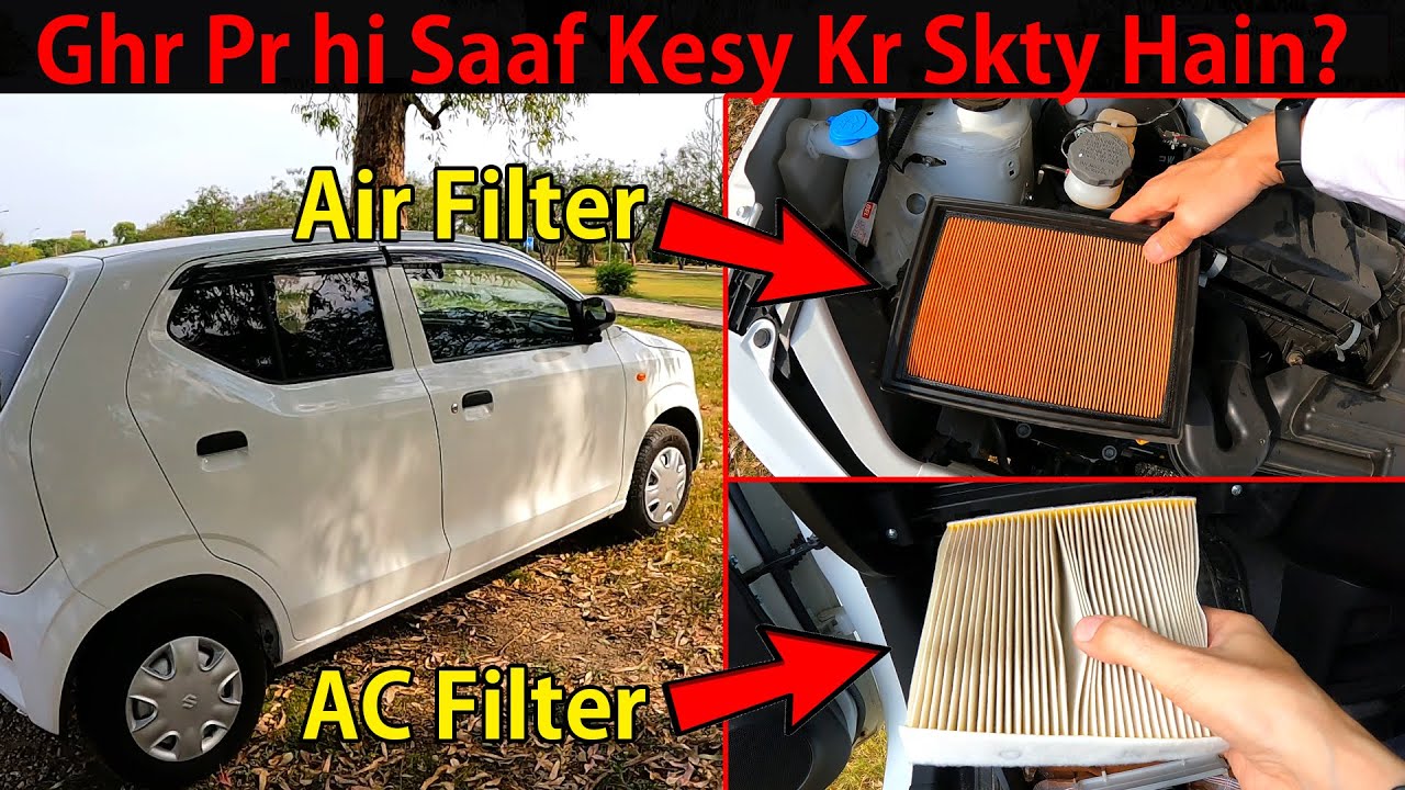 Suzuki Alto VXR/VXL 2021 - Cleaning Air Filter & Cabin Filter Yourself