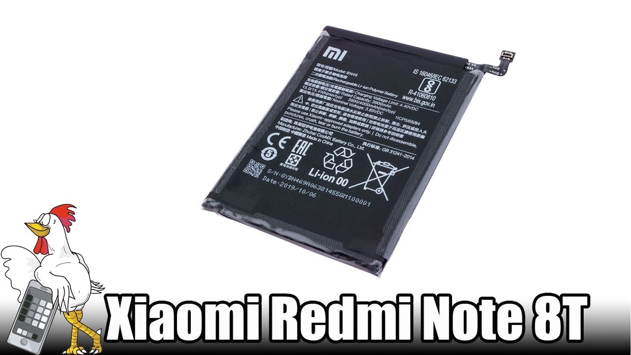 Gu&iacute;a del Xiaomi Redmi Note 8T: Cambiar bateria