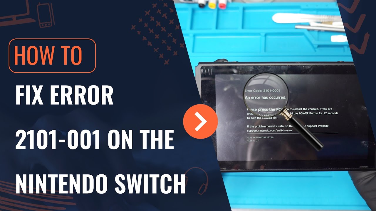Исправление ошибки Nintendo Switch 2101-001