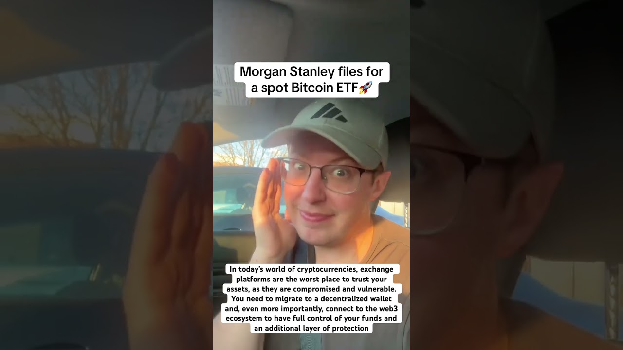 Wall Street is stepping in 👀Morgan Stanley files for a Spot Bitcoin ETF 🚀